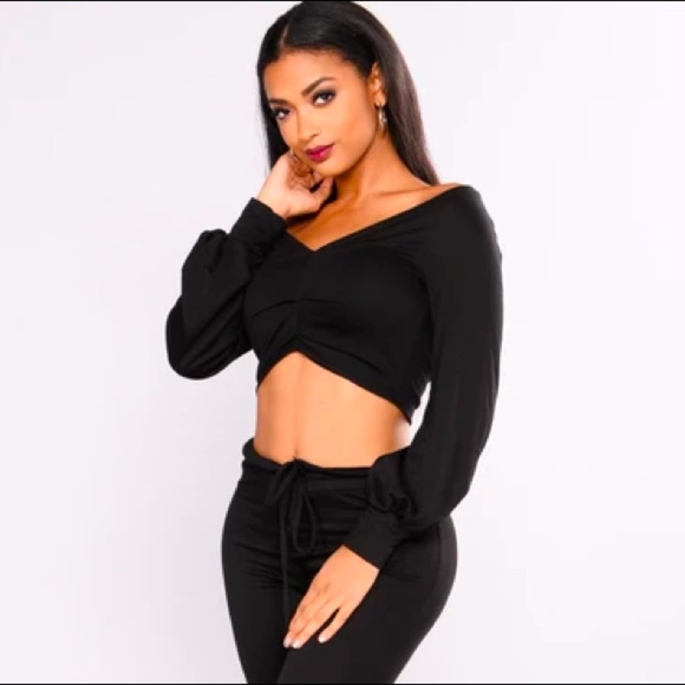 Fashion Nova Forget Me Not Crop Top